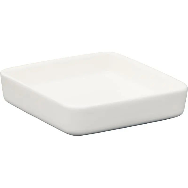 Broggi Bento Collection White Bento Saucer. Square White