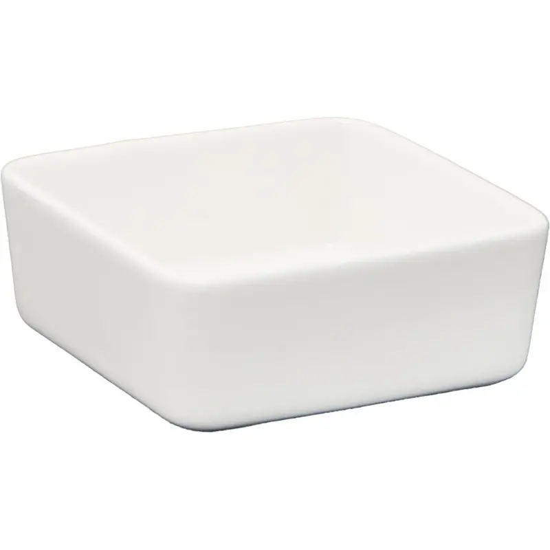 Broggi Bento Collection White Bento Saucer. Square White