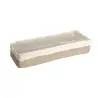 Broggi Collection Bread Basket For Rectangular Podium 17.5 x 52.5 cm H.20 cm