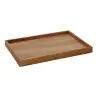 Broggi Nature Collection Walnut Wood Nature Tray. Walnut Wood 35 x 52.5 cm H.4.5 cm