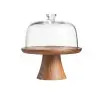 Broggi Nature Collection Walnut Nature Cake Stand. Walnut Ø 28 H.21 cm
