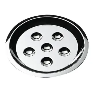 Broggi Collection Stainless Steel Snail Dish 6-Hole Ø 26 cm