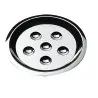 Broggi Collection Stainless Steel Snail Dish 6-Hole Ø 26 cm