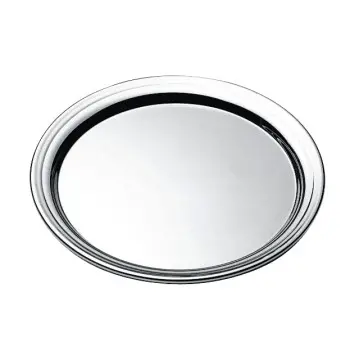 Broggi Collection Stainless Steel Round Tray Ø 45 cm