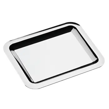 Broggi Collection Stainless Steel Rectangular Tray 40 x 32 cm