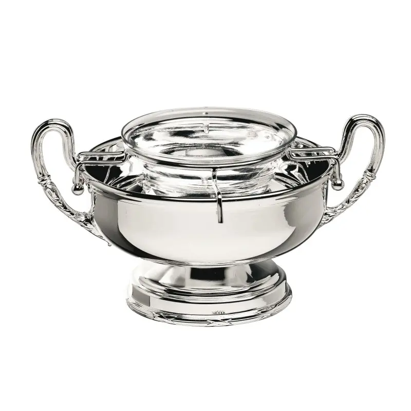 Broggi Rubans Collection Silver Plated Caviar Bowl Rubans Ø 16 cm H.9.5 cm Broggi Rubans Collection Silver Plated Caviar Bowl Rubans Ø 16 cm H.9.5 cm