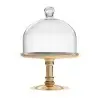Designer Golden Plated Stainless Steel Lecci Serving Stand 25 cm