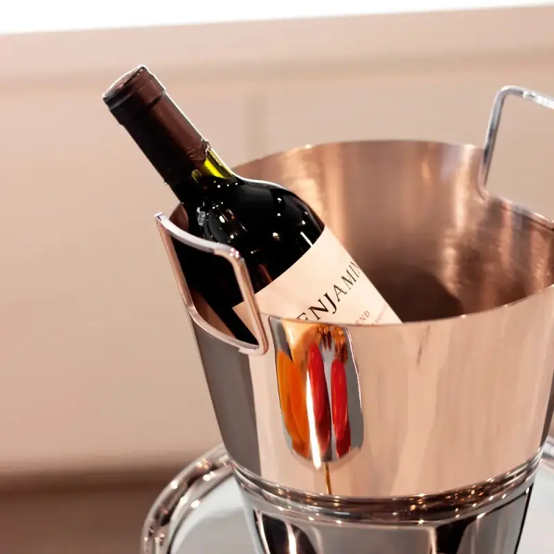 Designer Stainless Steel Cori Champagne Bucket 4L - Riva