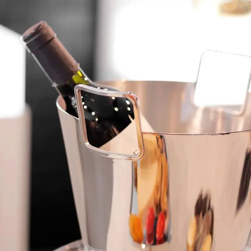 Designer Stainless Steel Cori Champagne Bucket 4L - Riva