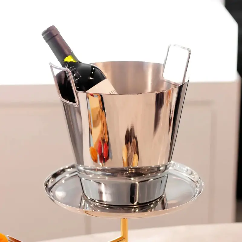 Designer Stainless Steel Cori Champagne Bucket 4L - Riva