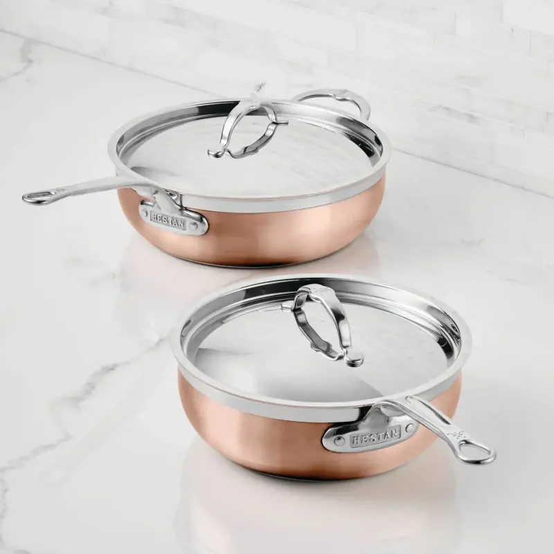 Hestan 3.5qt Covered Essential Pan (24cm) - Set of 2 Hestan 3.5qt Covered Essential Pan (24cm) - Set of 2