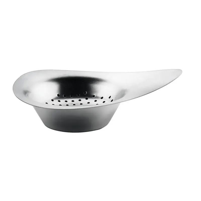 Broggi Collection Stainless Steel Tea Strainer With Drip Bowl 7 cm Broggi Collection Stainless Steel Tea Strainer With Drip Bowl 7 cm