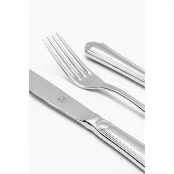 Broggi Medici Collection Stainless Steel Salad Serving Spoon - Set of 12