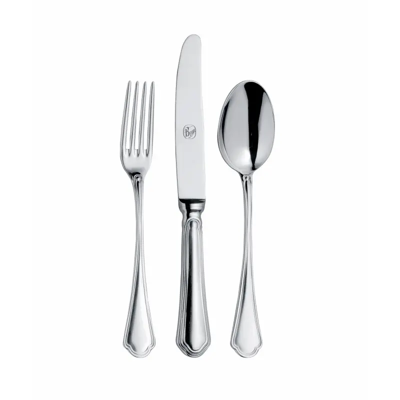 Broggi Medici Collection Stainless Steel Salad Serving Spoon - Set of 12