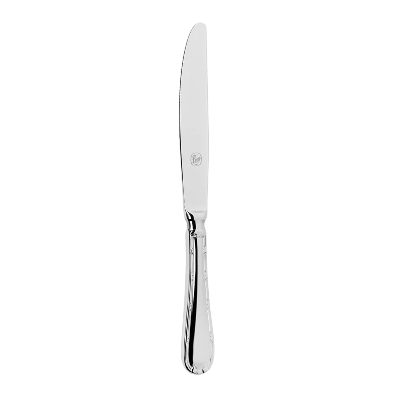 Broggi Rubans Collection Stainless Steel Dessert Knife Solid Handle - Set of 12