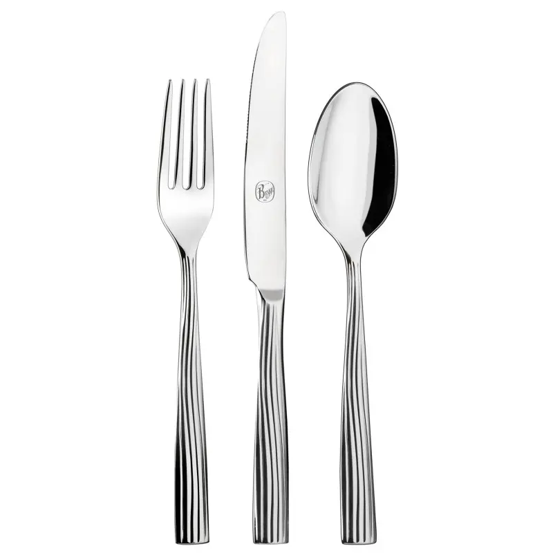 Broggi Sedona Collection Silver Plated Dessert Spoon - Set of 12
