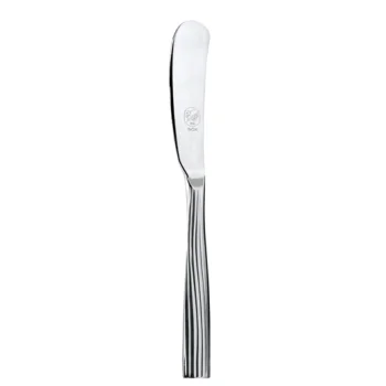 Broggi Sedona Collection Stainless Steel Butter Knife Solid Handle - Set of 12
