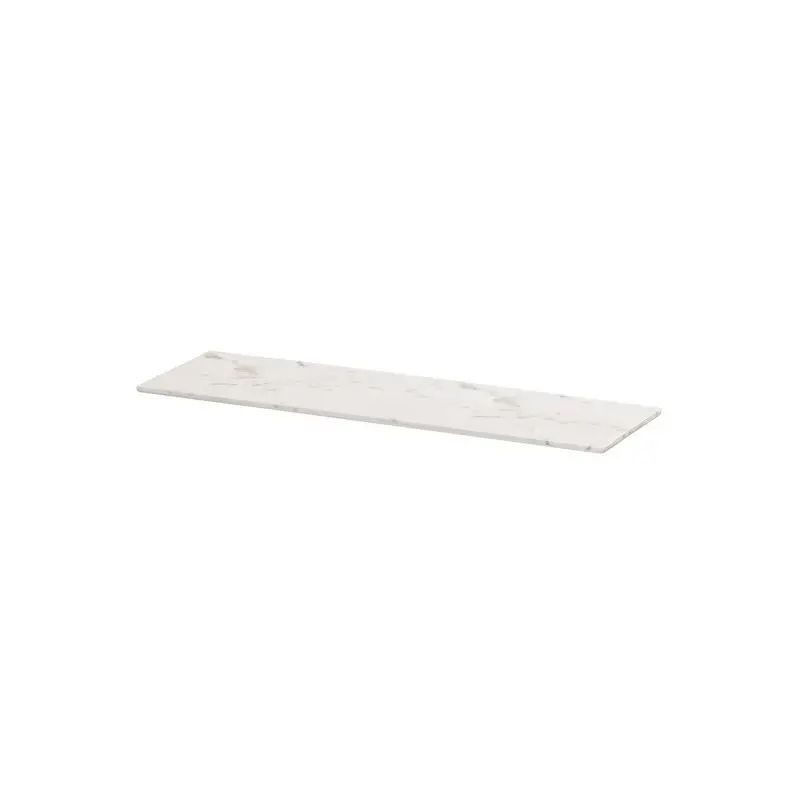 Cal-Mil White Marble 20 x 6 Tray Cal-Mil White Marble 20 x 6 Tray
