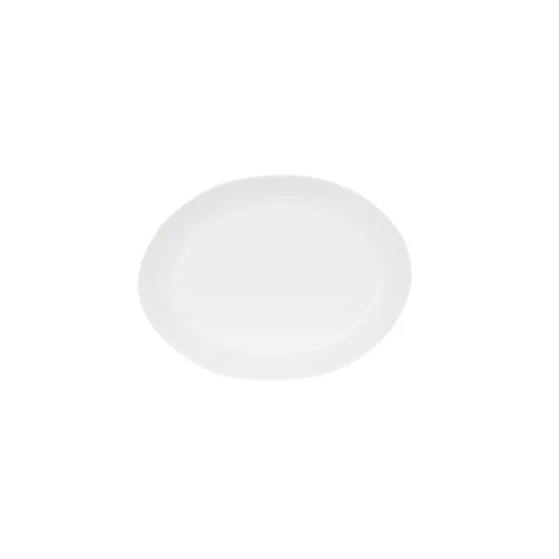 Cal-Mil Bali Oval Platter - 12 x 16 White