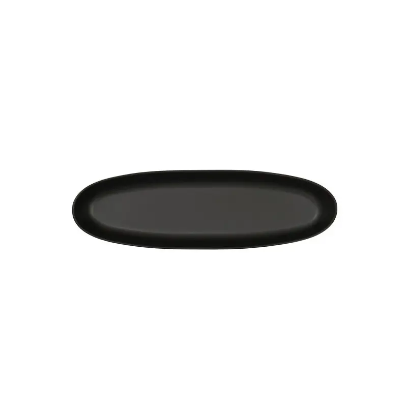 Cal-Mil Bali Oval Platter - 6 x 20 Black