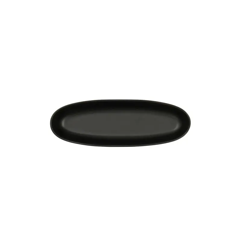 Cal-Mil Bali Oval Platter - 4 x 12 Black