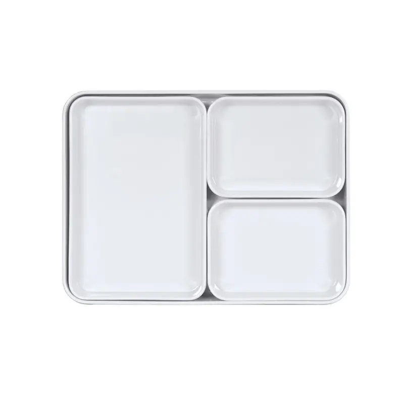 Cal-Mil 14" x 10.5" Bento Box - White Cal-Mil 14" x 10.5" Bento Box - White
