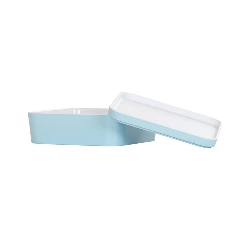 Cal-Mil 8.25" Square Bento - Ocean Blue Cal-Mil 8.25" Square Bento - Ocean Blue