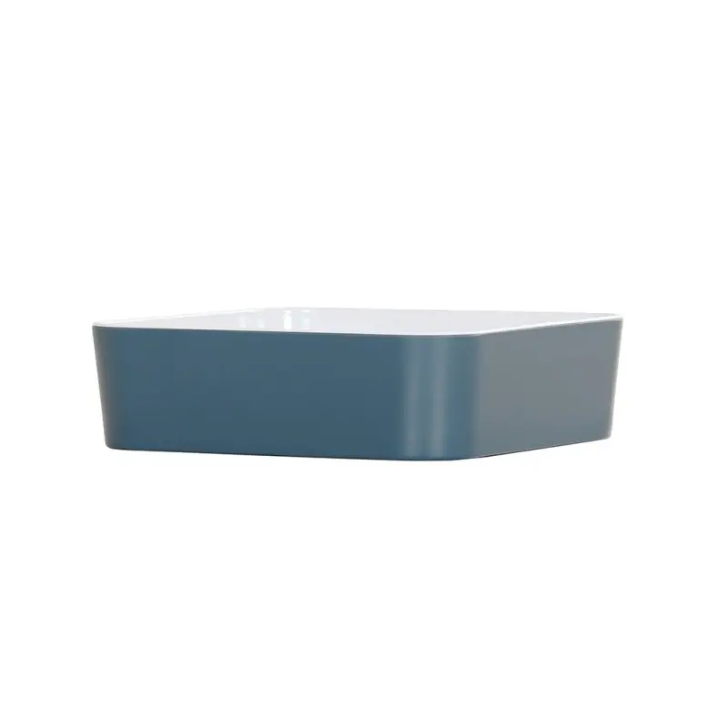 Cal-Mil 8.25" Square Bento - Stone Blue Cal-Mil 8.25" Square Bento - Stone Blue
