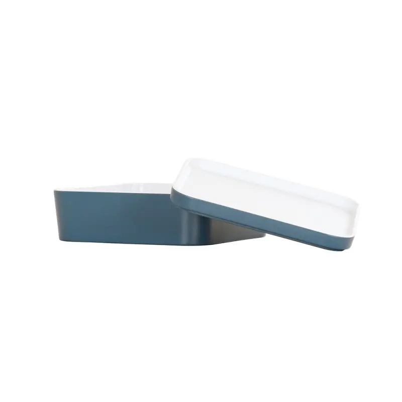 Cal-Mil 8.25" Square Bento - Stone Blue Cal-Mil 8.25" Square Bento - Stone Blue