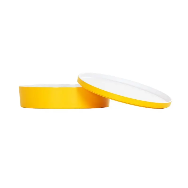 Cal-Mil 10.5" Round Bento Box - Yellow Cal-Mil 10.5" Round Bento Box - Yellow