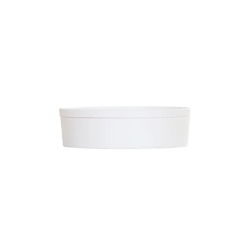 Cal-Mil 7" Round Bento Box - White