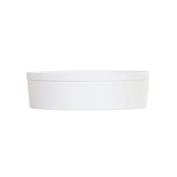 Cal-Mil 9" Round Bento Box - White