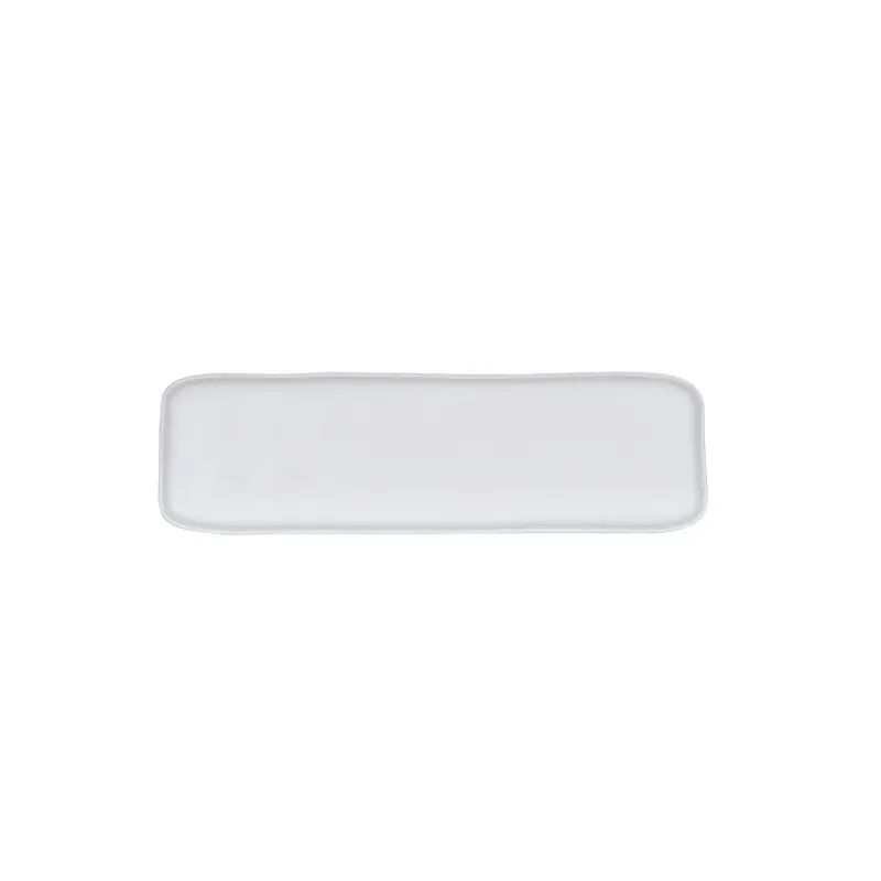 Cal-Mil Carmel 20 x 6 x .75 Platter - White Cal-Mil Carmel 20 x 6 x .75 Platter - White