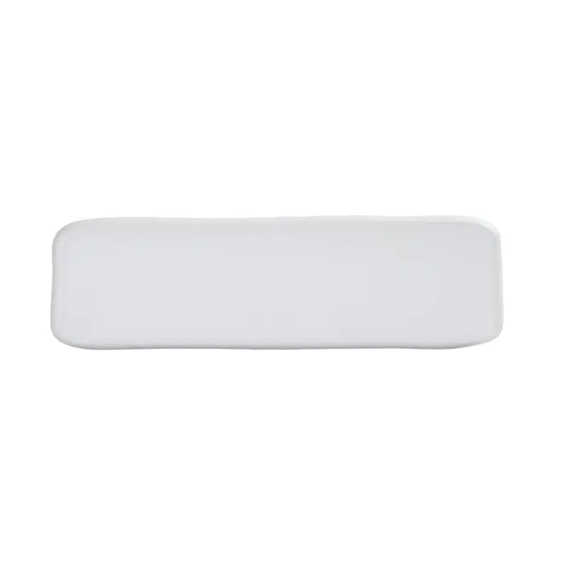 Cal-Mil Carmel 20 x 6 x .75 Platter - White Cal-Mil Carmel 20 x 6 x .75 Platter - White