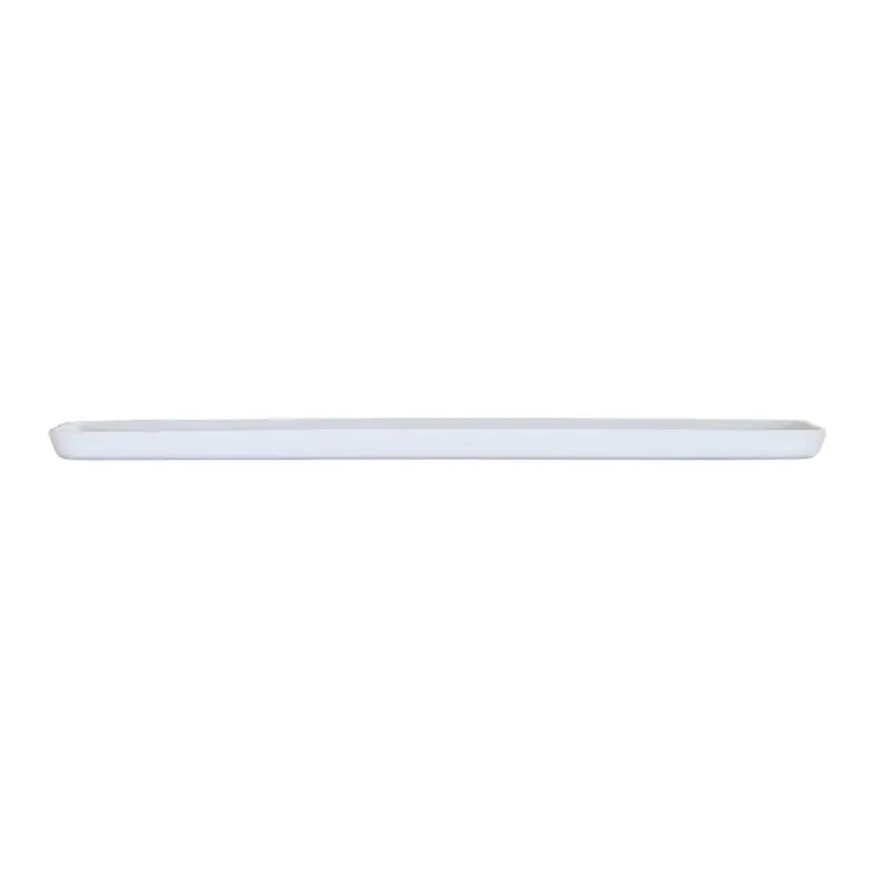 Cal-Mil Carmel 20 x 6 x .75 Platter - White Cal-Mil Carmel 20 x 6 x .75 Platter - White