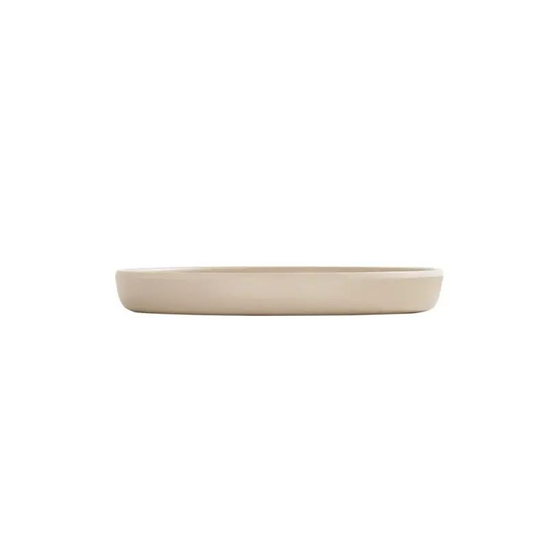 Cal-Mil Carmel 6" Melamine Plate - Taupe Cal-Mil Carmel 6" Melamine Plate - Taupe