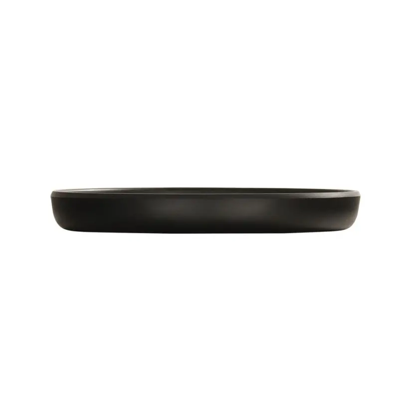 Cal-Mil Carmel 6" Melamine Plate - Black Cal-Mil Carmel 6" Melamine Plate - Black