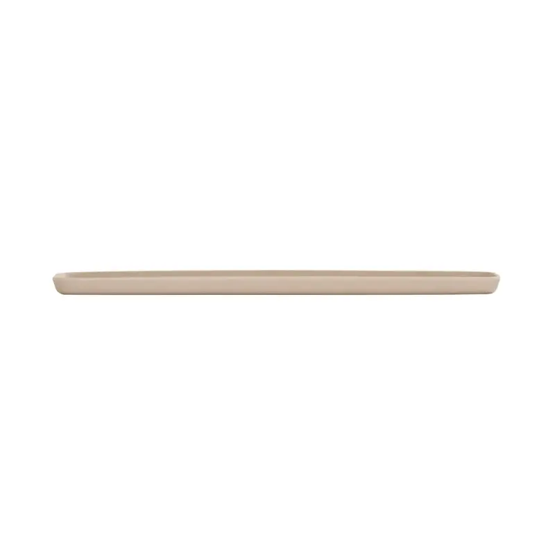 Cal-Mil Carmel 20 x 6 x .75 Platter - Taupe