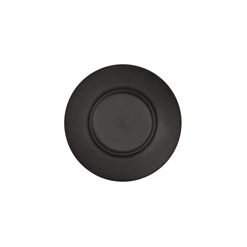 Cal-Mil Charlotte 8" Melamine Plate - Black Cal-Mil Charlotte 8" Melamine Plate - Black