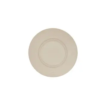 Cal-Mil Charlotte 10" Melamine Plate - Taupe