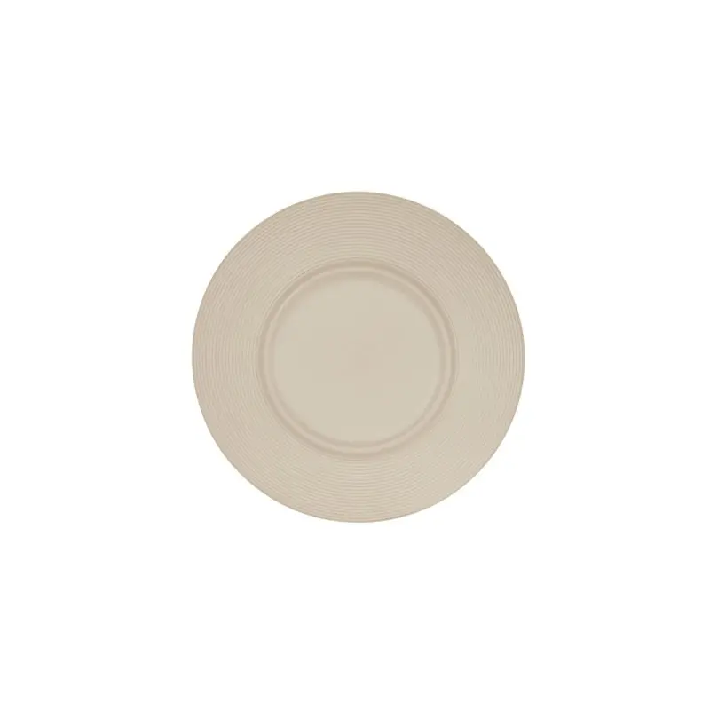 Cal-Mil Charlotte 10" Melamine Plate - Taupe