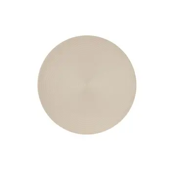 Cal-Mil Charlotte 6" Melamine Plate - Taupe