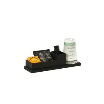 Cal-Mil In Room Cup/Coffee Tray - Black