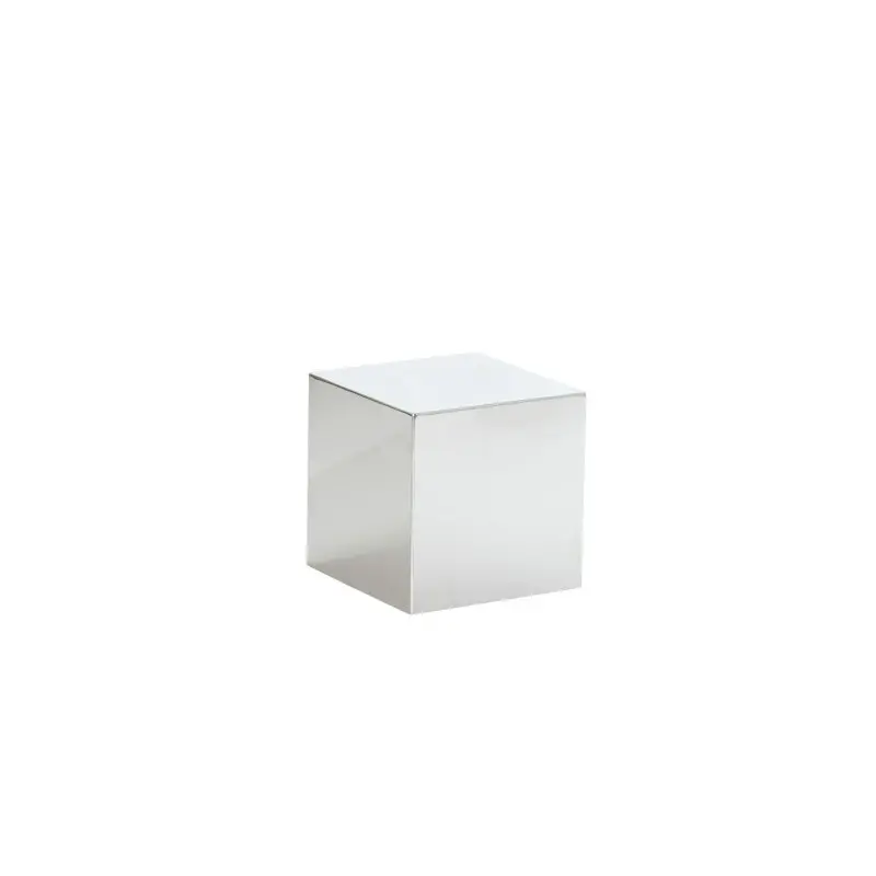 Cal-Mil Milo Chrome Riser - 8 x 8 x 8 Cal-Mil Milo Chrome Riser - 8 x 8 x 8