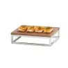 Cal-Mil Chrome Riser - 10 x 12 x 3