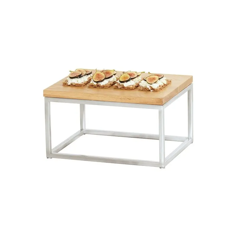 Cal-Mil Chrome Riser - 10 x 12 x 6
