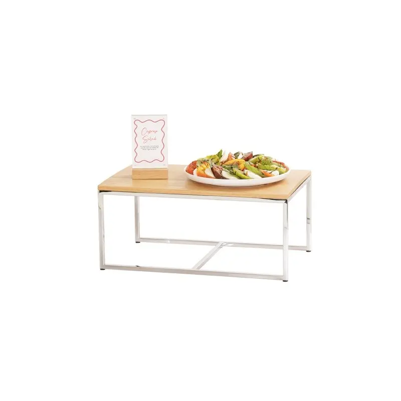 Cal-Mil Chrome Riser - 12 x 20 x 9