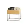Cal-Mil Chrome Open Frame Riser - 6 x 10 x 6