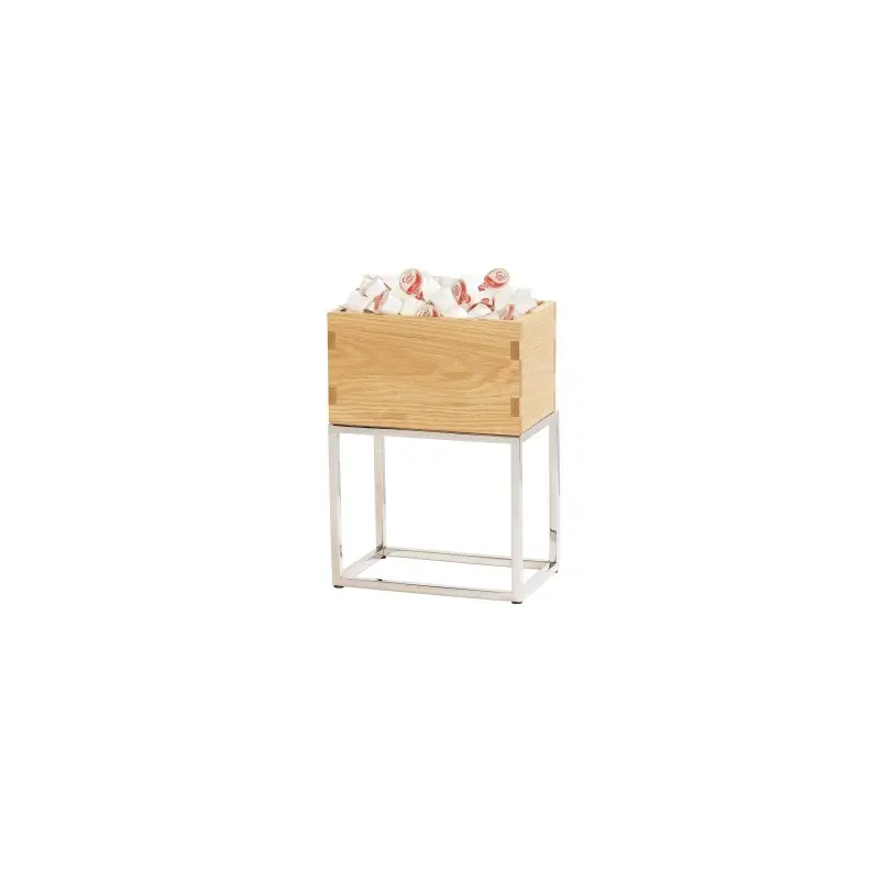 Cal-Mil Chrome Open Frame Riser - 6 x 10 x 9