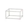 Cal-Mil Chrome Riser - 10 x 12 x 6.75